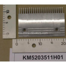 KM5203511H01 Aluminium Comb Plate untuk Kone Escalators